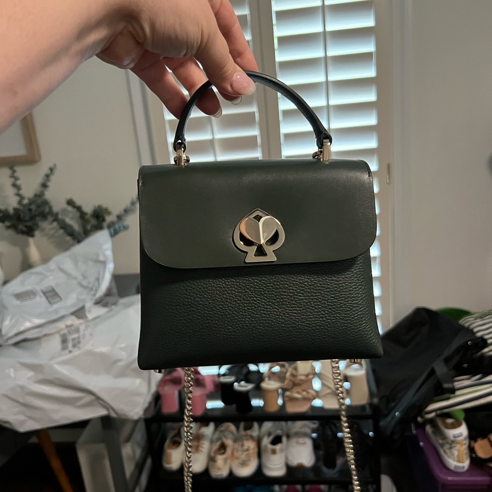 Kate Spade Romy Mini Top Handle Satchel Crossbody Bag… Gem
